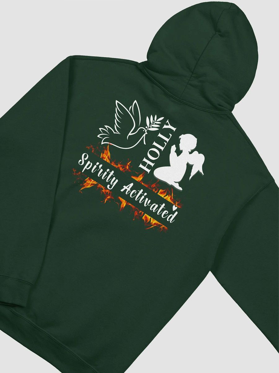 Holly Spirit Activated, Christian Gildan Hoodie - Back Design product image (3)