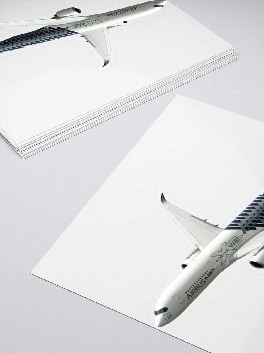 Airbus A350 Special Livery Kiss Cut Stickers product image (4)