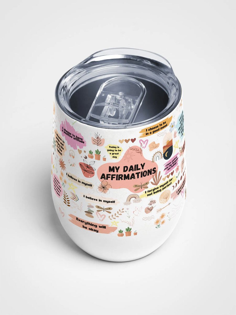 My Daily Affirmations Wine Tumbler product image (4)