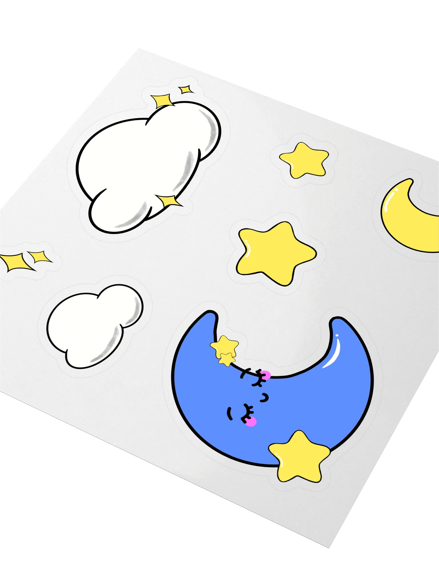 CLOUDS N STARS STICKER SHEET product image (3)