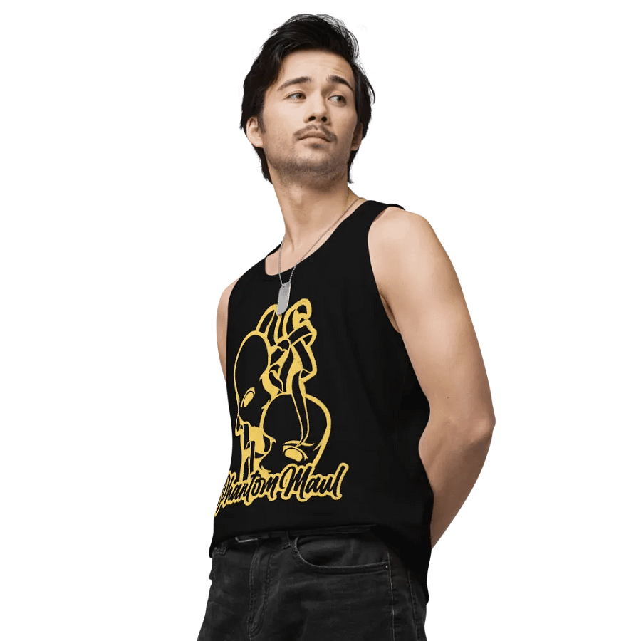 Yellow Big Logo Men's Tank Top product image (18)