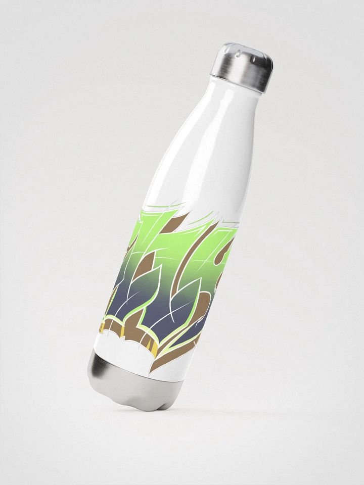 Elly graffiti water bottle (green) product image (2)