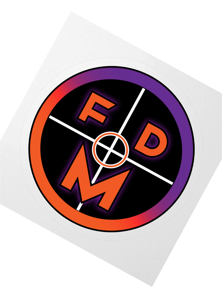 FDM Logo Kiss Cut Stickers product image (5)