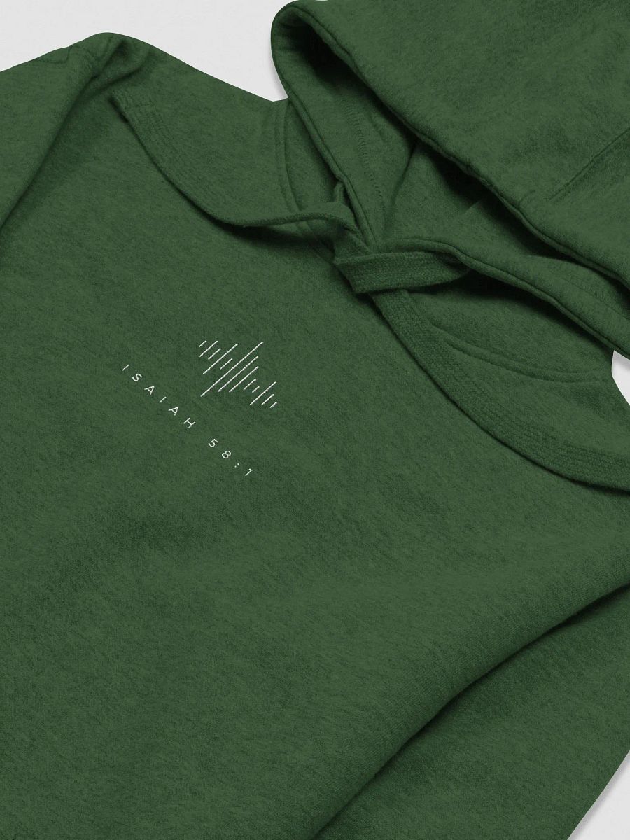 Isaiah 58:1 Unisex Embroidered Hoodie product image (3)