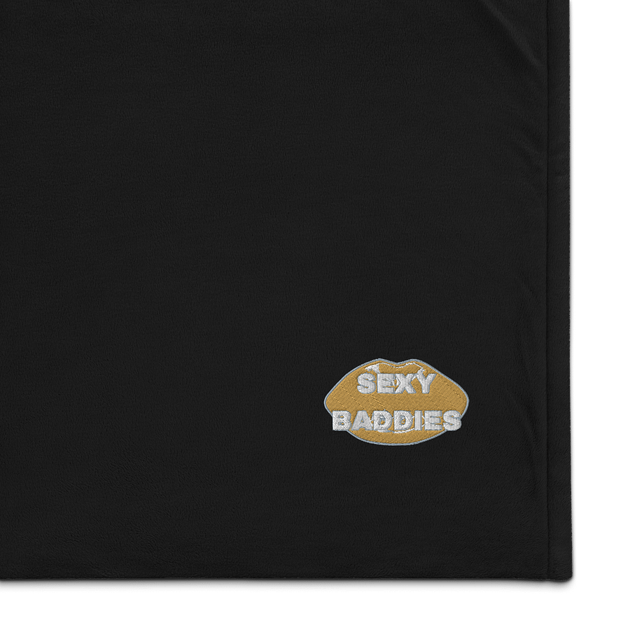 Glossy SexyBaddies Lips Cozy Sherpa Blanket product image (1)