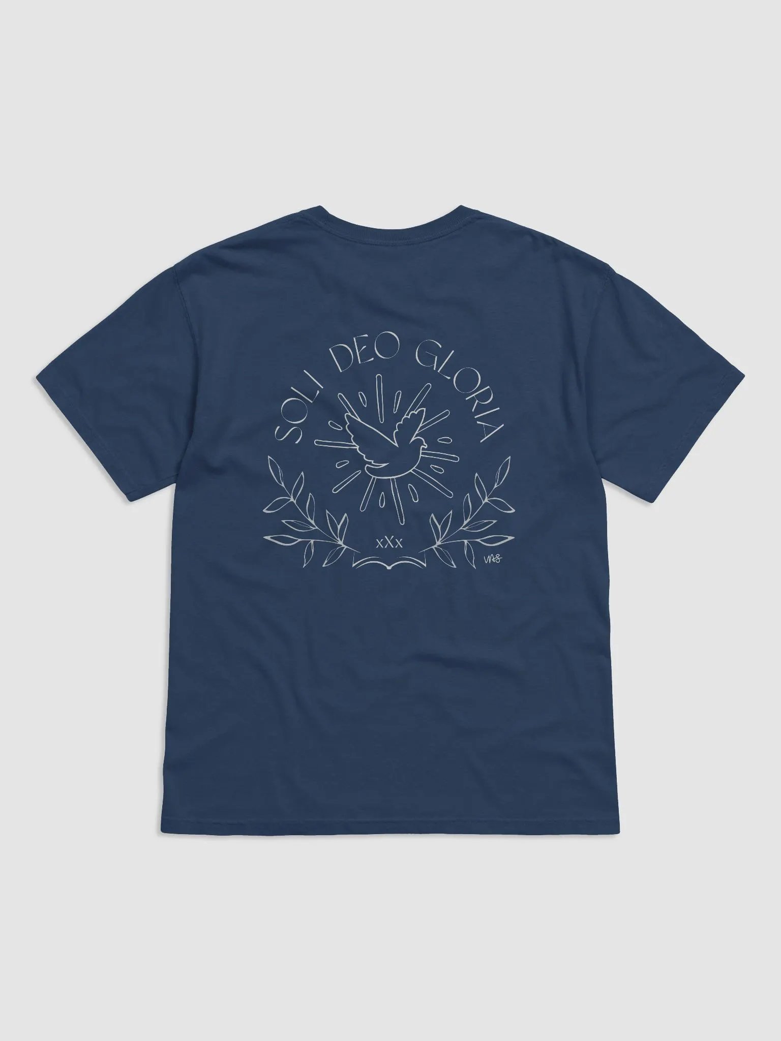 Soli Deo Gloria [Ivory] (Comfort Colors Garment-Dyed Heavyweight T-Shirt) product image (4)