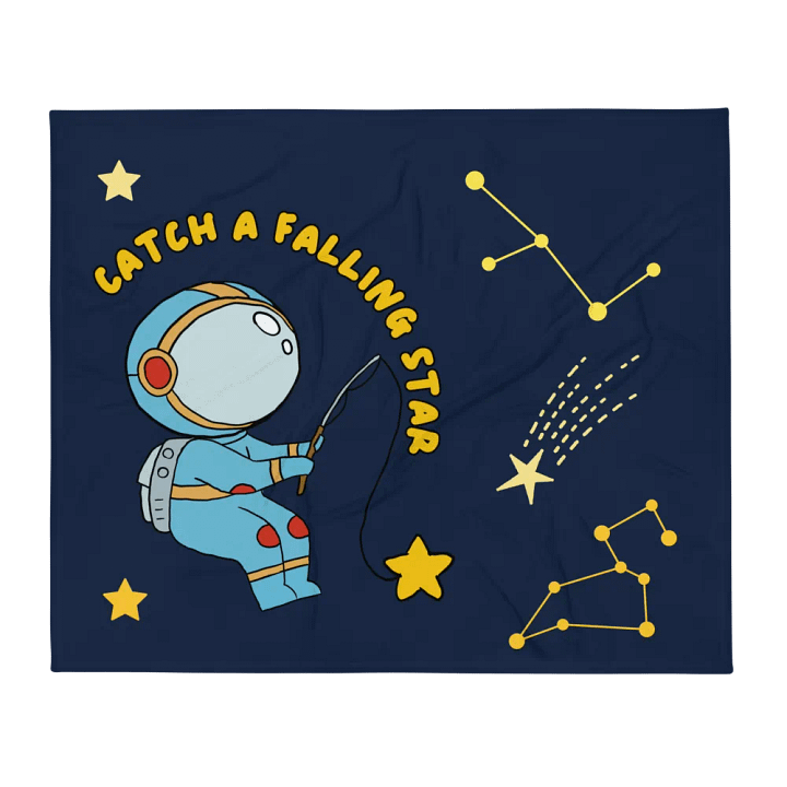 Space Angler Throw Blanket product image (2)