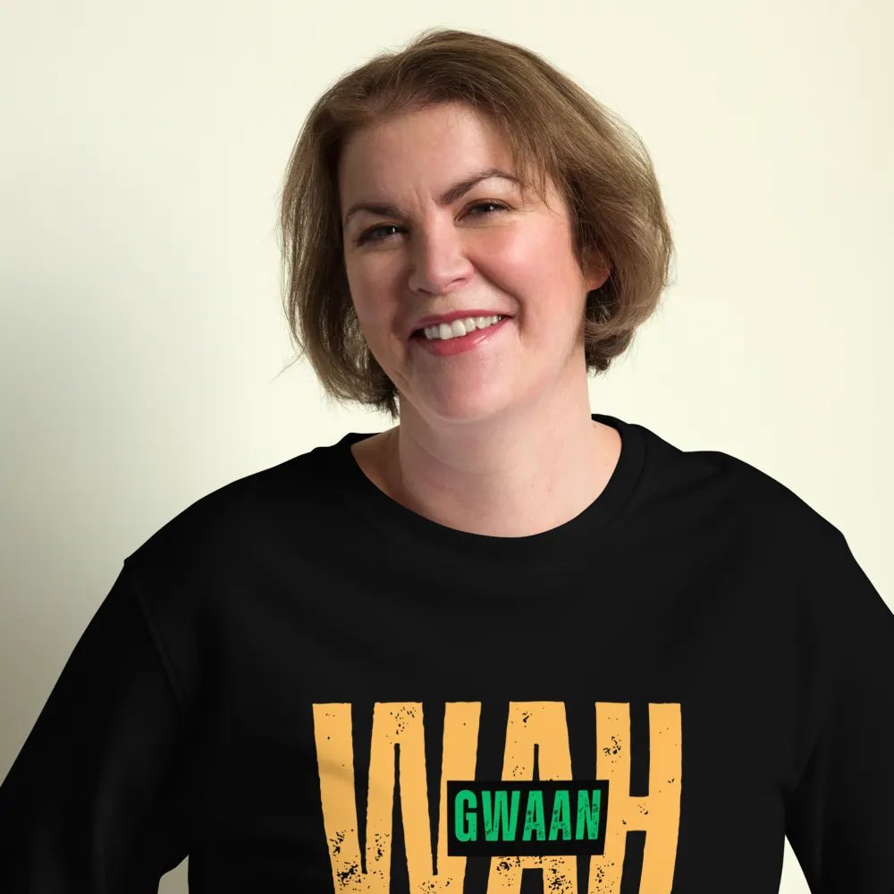 DIGI Unisex Organic Sweatshirt (Wah Gwaan #1 ) product image (12)