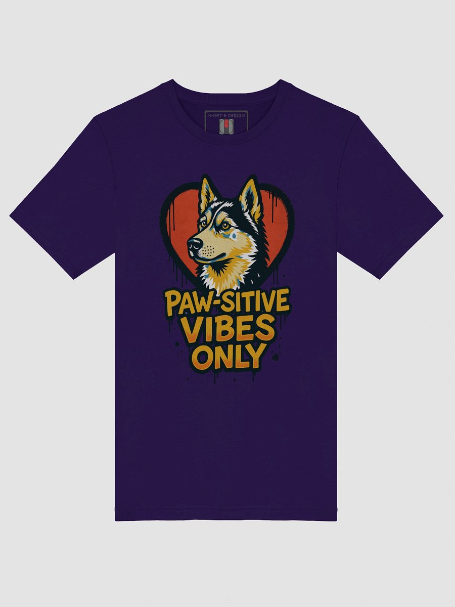 Husky “Paw-sitive Vibes Only” Tee product image (51)