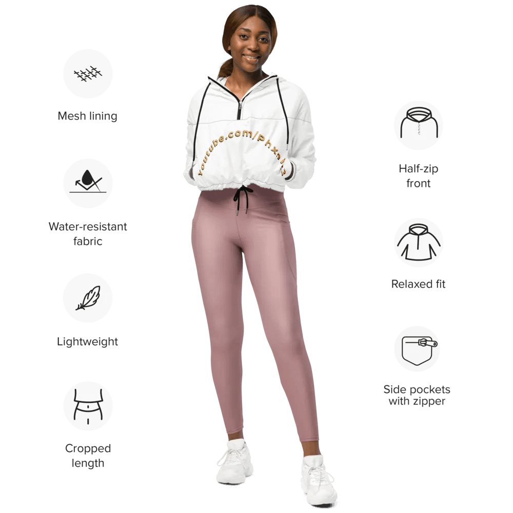 Crop Top Hoodie with My YT product image (4)