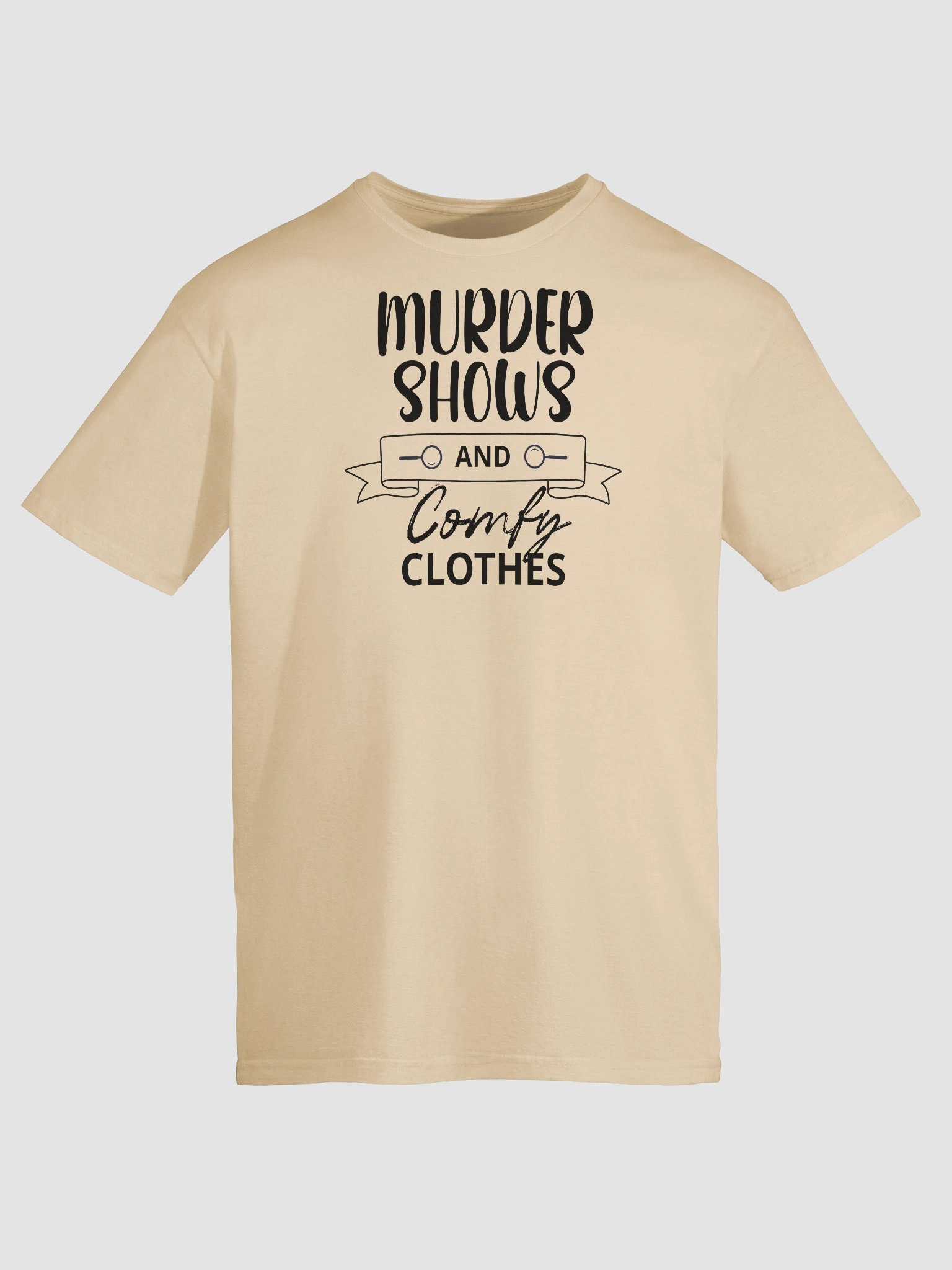 Murder Shows and Comfy Clothes Halloween T-Shirt - Light product image (80)