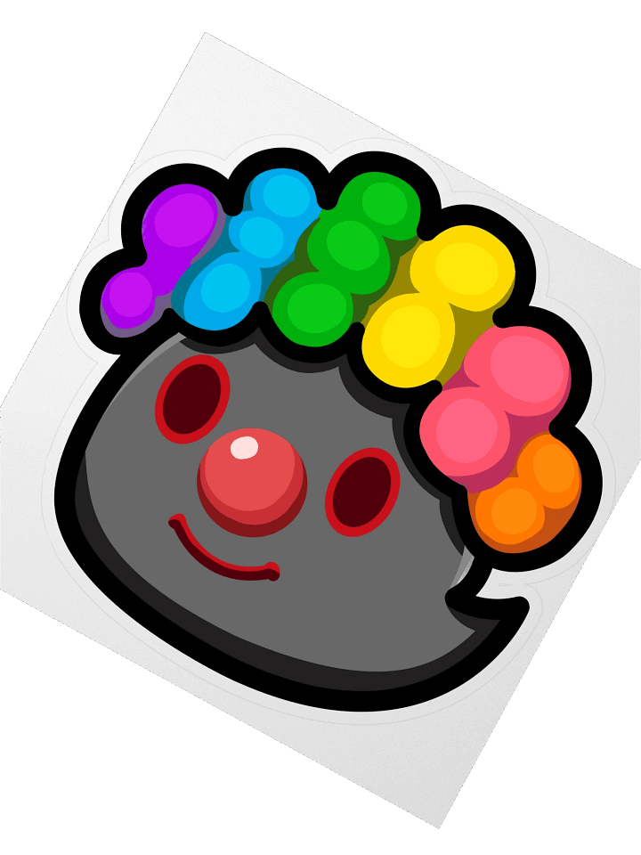 CLOWN Sticker product image (1)
