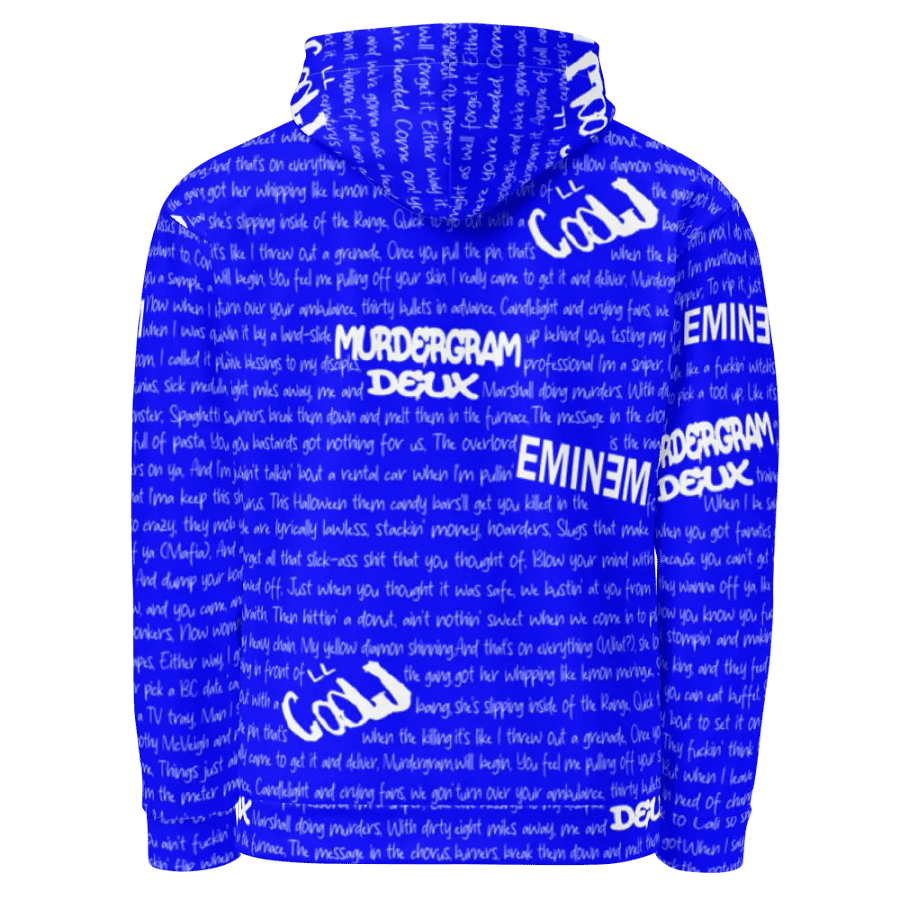 Murdergram Deux - LL Cool J ft. Eminem - BLUE - Unisex Hoodie product image (3)
