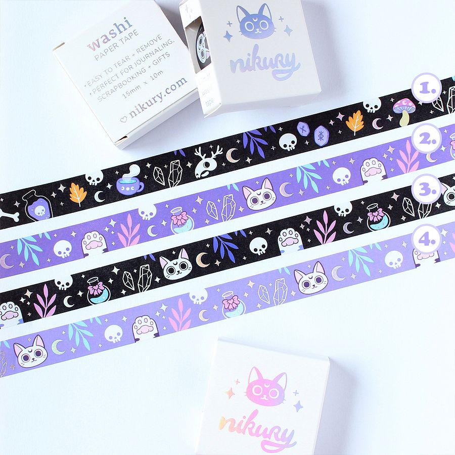Witchy Holo Washi Tapes | 4 Different product image (3)
