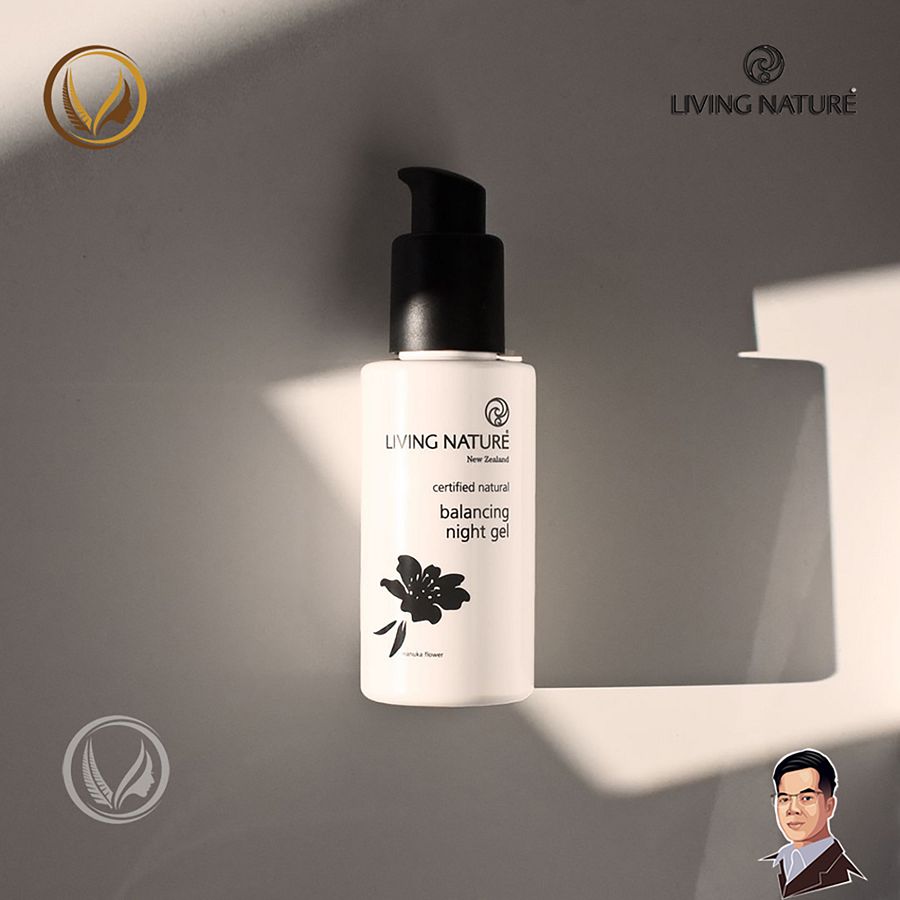 Gel dưỡng da ban đêm cho da mụn, dầu Living Nature Balancing Night Gel 60ml product image (3)
