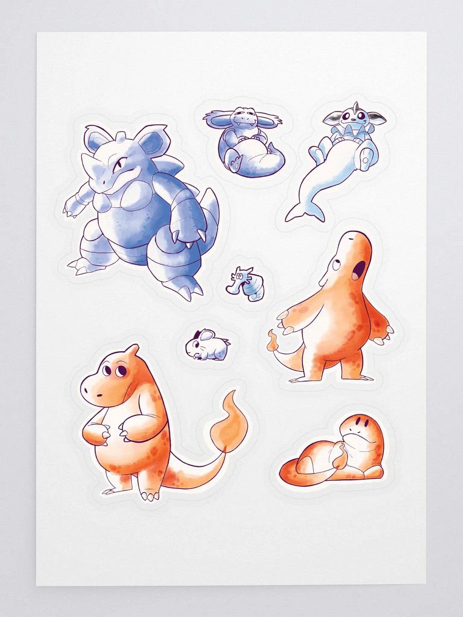 Gen 1 mons stickers 1 product image (3)