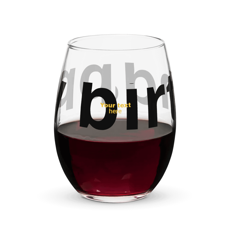 Happy birthday wine glass product image (5)