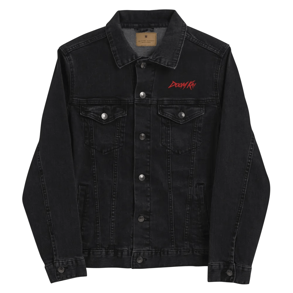 Signature Doom Kai [Red] Grunge Denim Jacket product image (6)