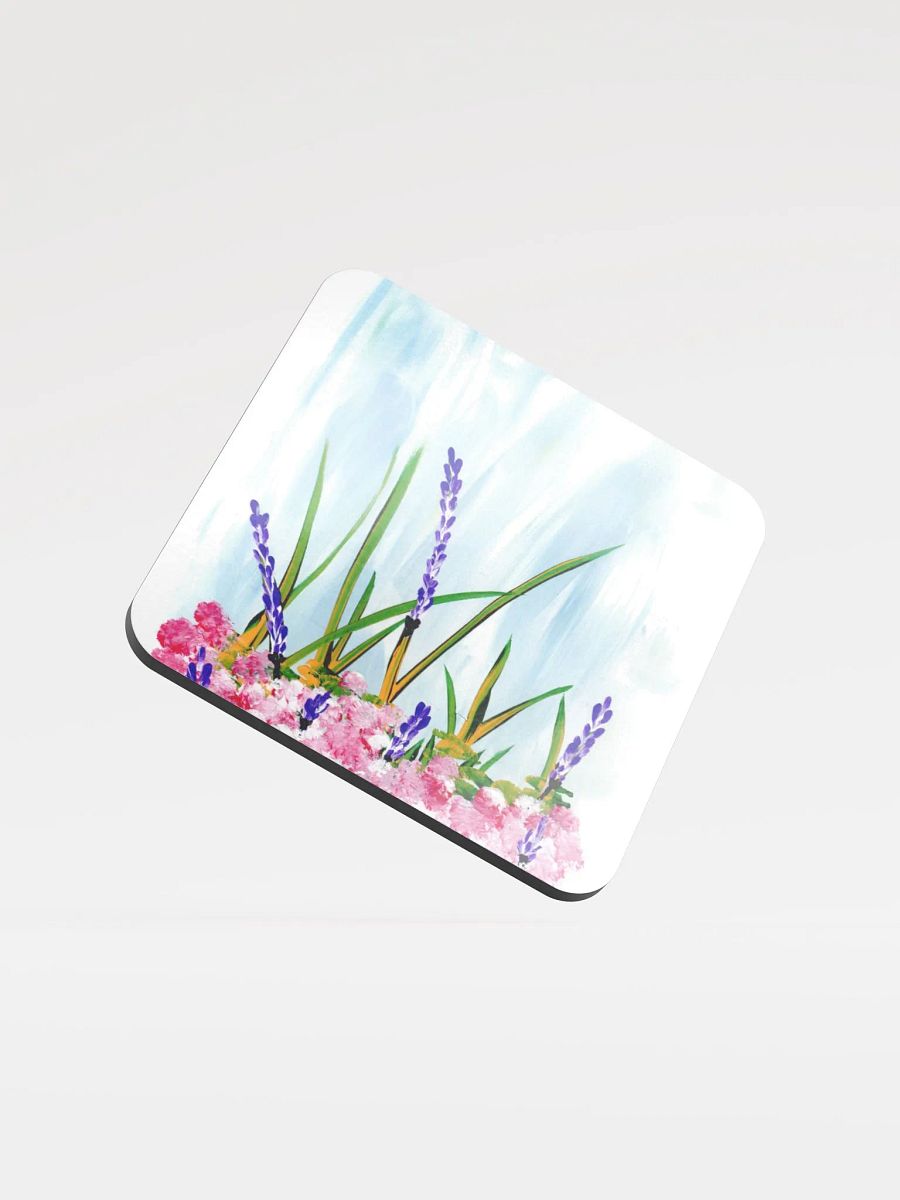 Wildflower Blue Glossed Coaster product image (3)
