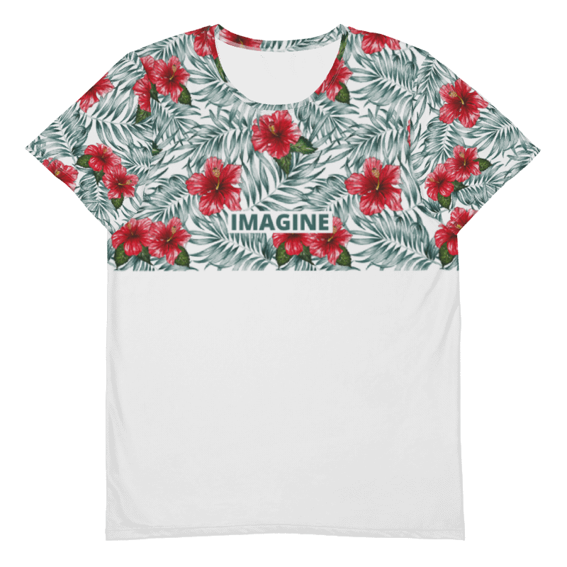 Hibiscus Leaf Design | Men´s Athletic T-Shirt product image (5)