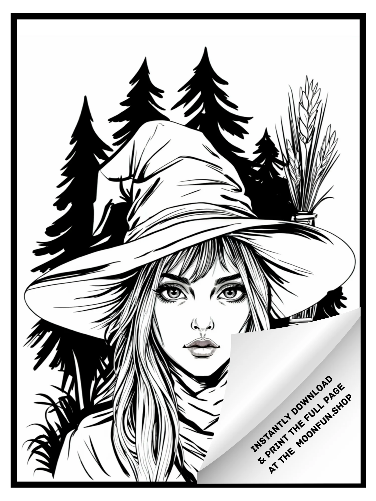 🧹 125 Wickedly Fun Halloween Coloring Pages for Teens product image (10)
