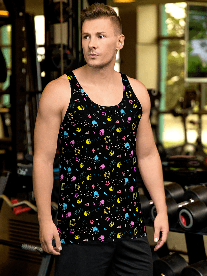 Shifty Seas black pattern tank top product image (1)
