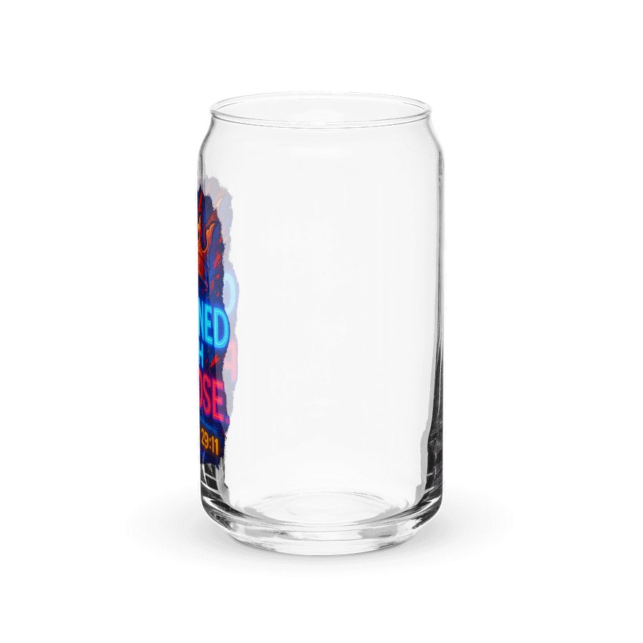 CROWNED WITH PURPOSE — Neon Can-Shaped Glass (Jeremiah 29:11) product image (7)