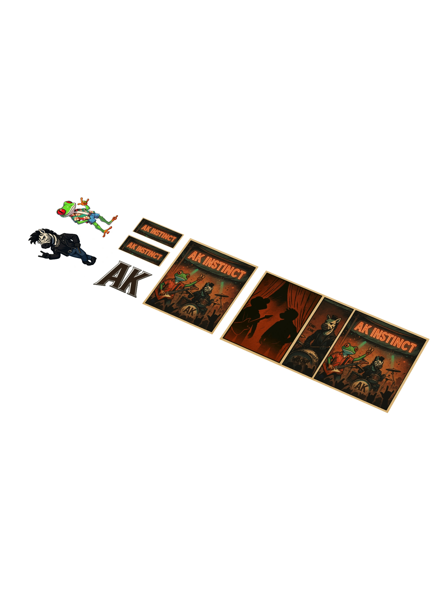 AK INSTINCT - Sticker Pack product image (1)