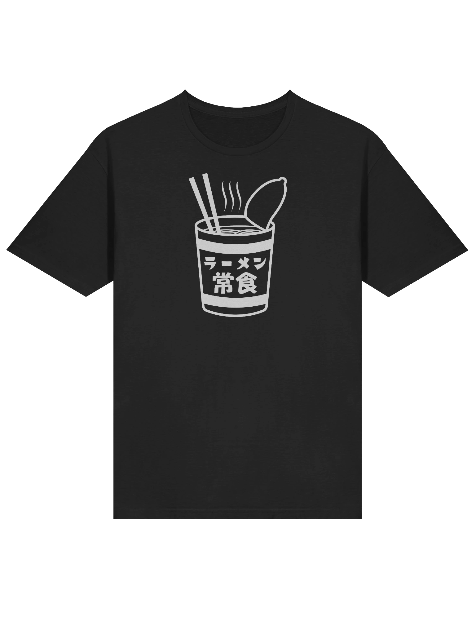 Ramen, Daily Food (White Print) - Unisex Adult Super Soft Lightweight T-shirt product image (5)