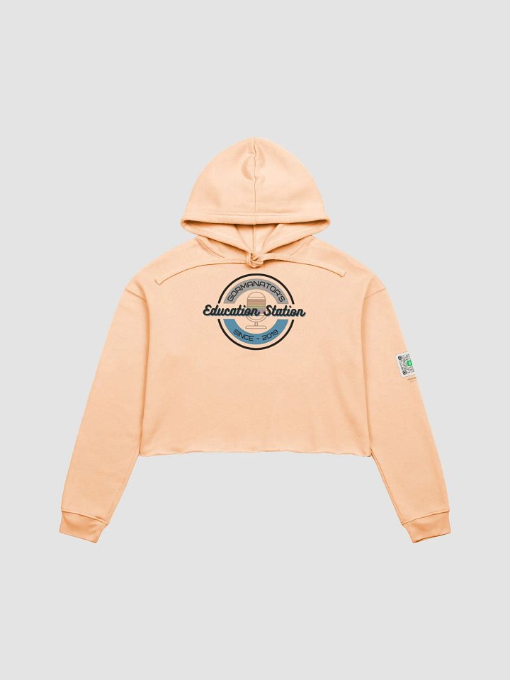 Education Station Crop Top Women's Hoodie product image (1)