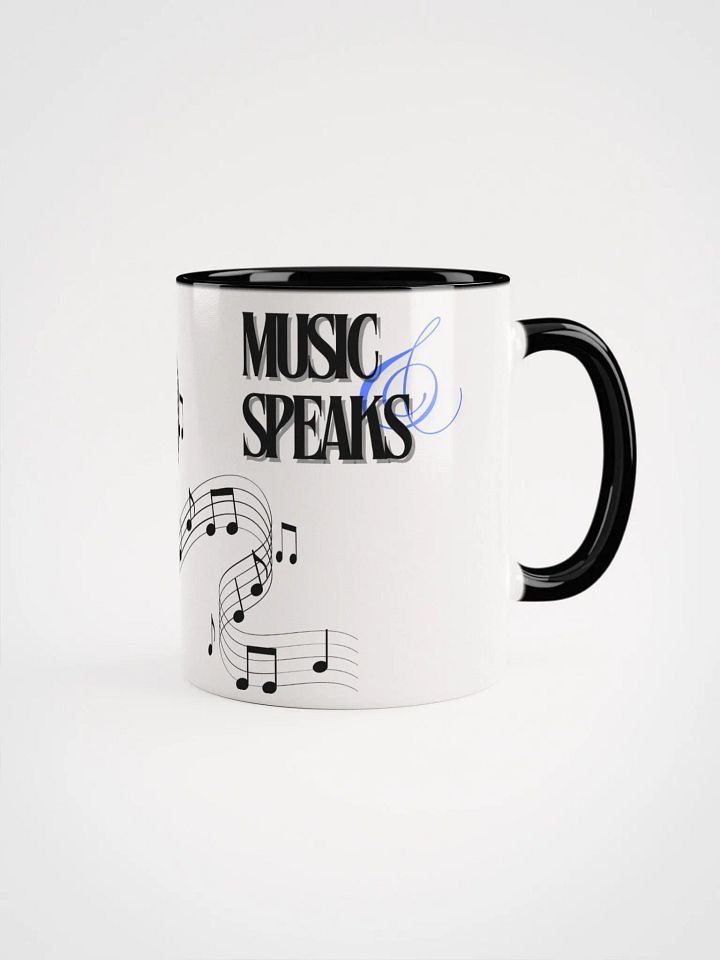 Musical Notes Mug: Where Words Fail, Music Speaks product image (1)