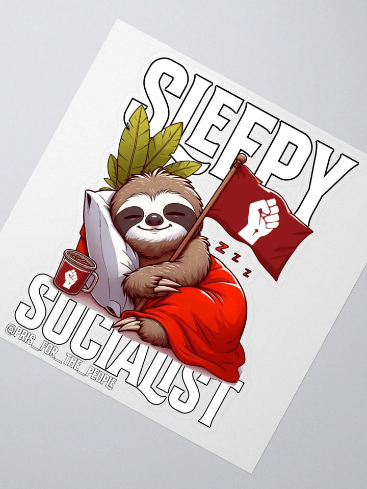 Pris - Sleepy Socialist Sticker product image (6)