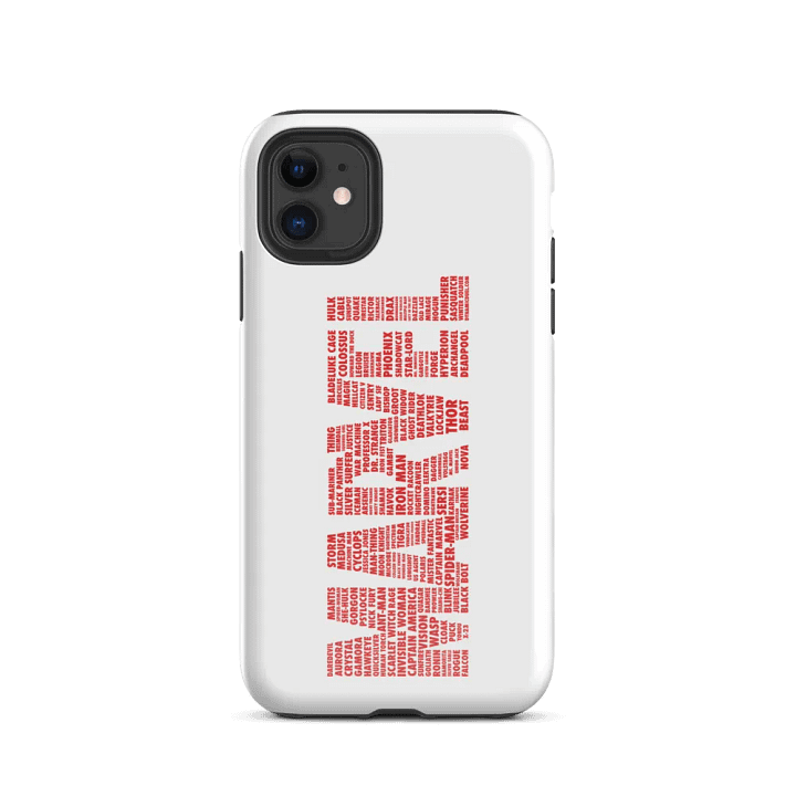 Marvel Names iPhone Case product image (47)