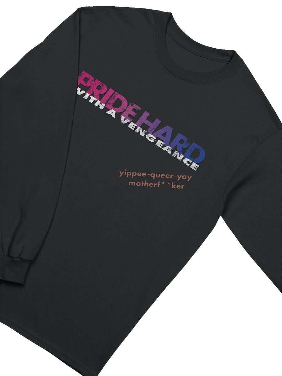 Bisexual "Pride Hard" Long Sleeve Tee product image (3)