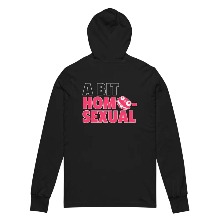 A BIT HOMOSEXUAL — Hooded Long-Sleeve T-Shirt product image (2)