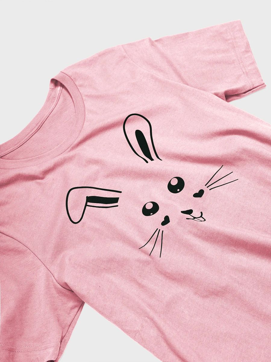 Cute Bunny Face Design Unisex T-Shirt, Bella+Canvas Supersoft T-Shirt, Spring Apparel, Easter Gift, Animal Lover Tee, Cute Graphic Shirt product image (13)