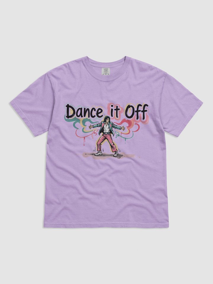 Graffiti Dance Party | 'Dance It Off' Vibrant Art | Heavyweight T-Shirt product image (3)