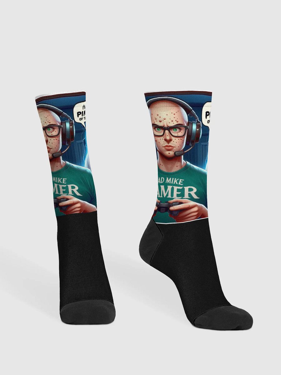 Gamer Life Illustrated Crew Socks product image (2)