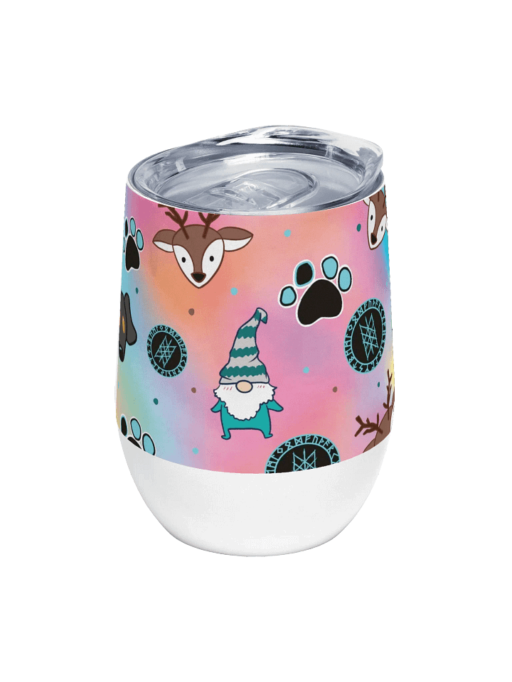 PRIDE Web of Wyrd Rainbow Wine Tumbler product image (1)