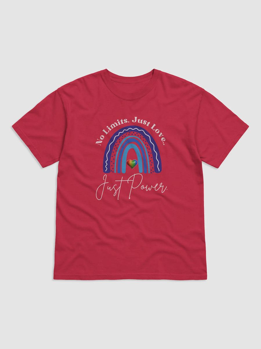 No Limits. Just Love. Just Power. Rainbow Comfort Colors T-shirt product image (2)