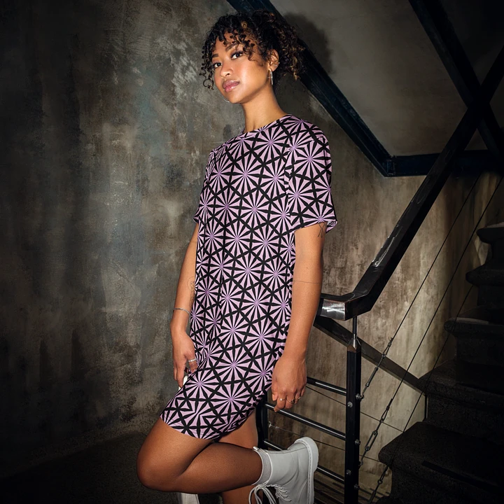 Abstract Shapes and Angles T Shirt Dress product image (2)