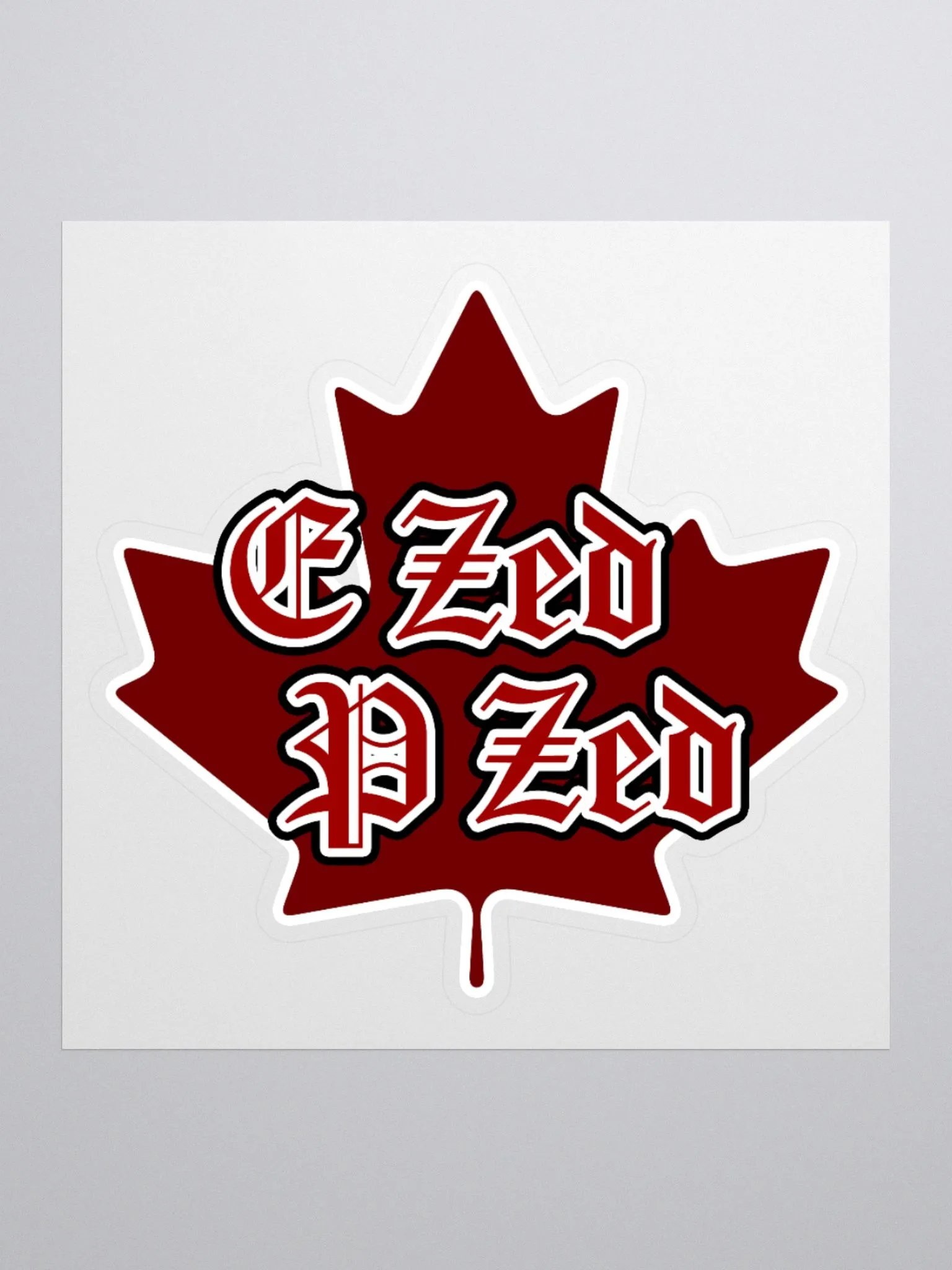 E Zed P Zed Sticker product image (1)