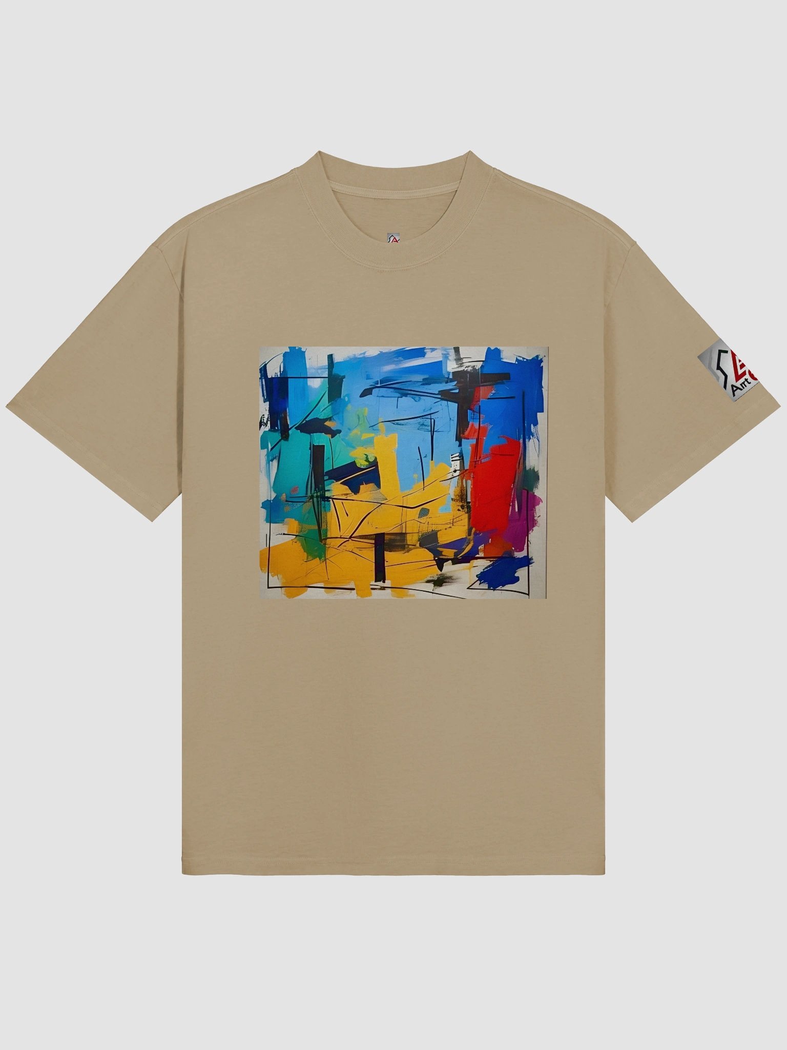 Artistic Fusion Oversized Tee product image (3)