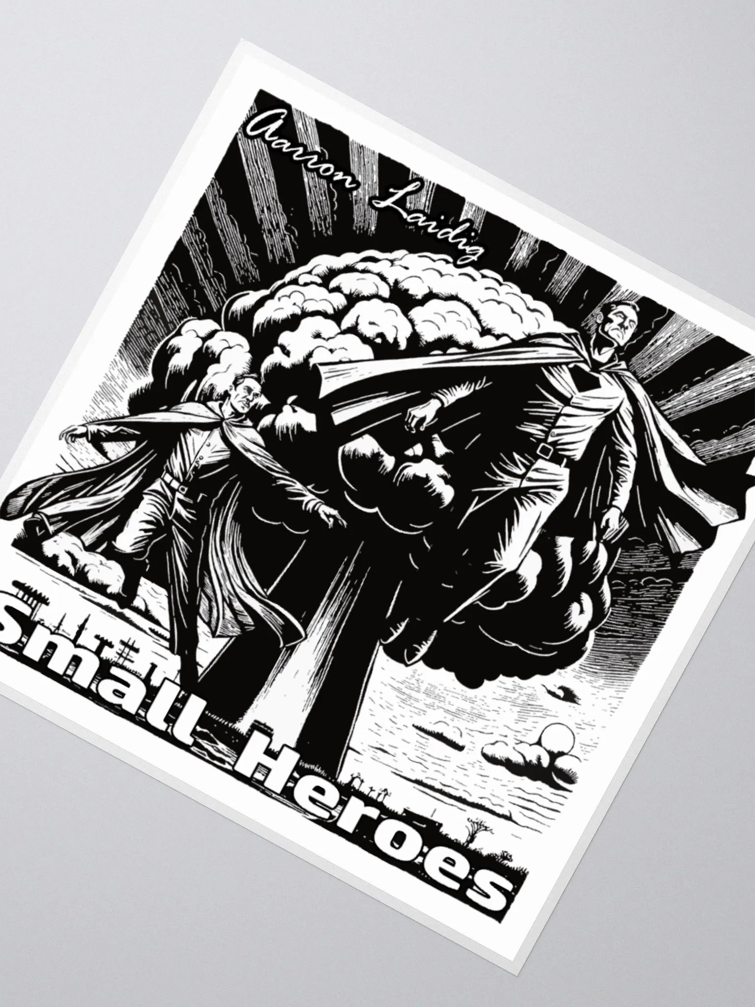 Small Heroes Cover Art vinyl sticker product image (2)