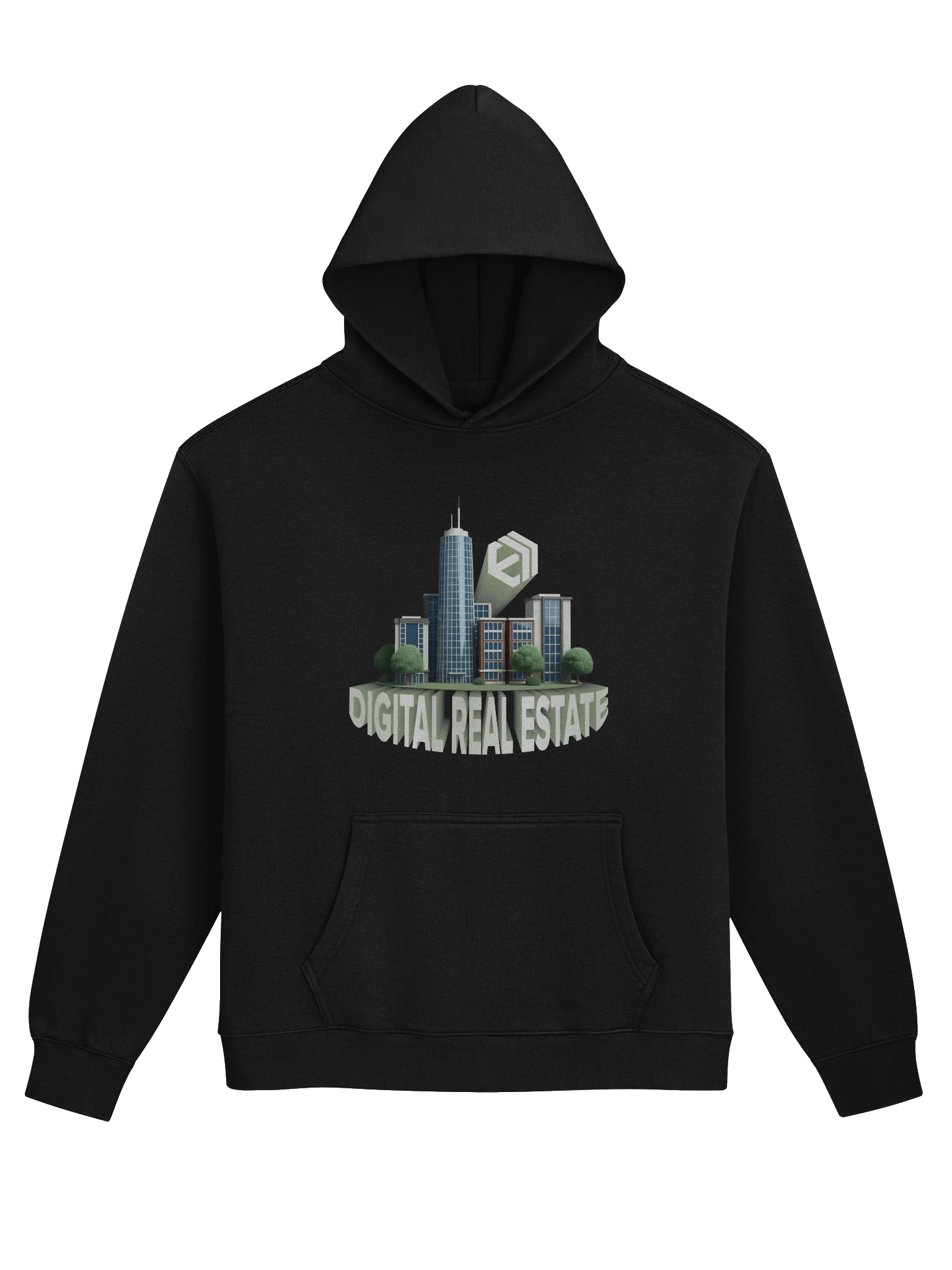 E-Estate Digital Real Estate Skyline Hoodie product image (1)