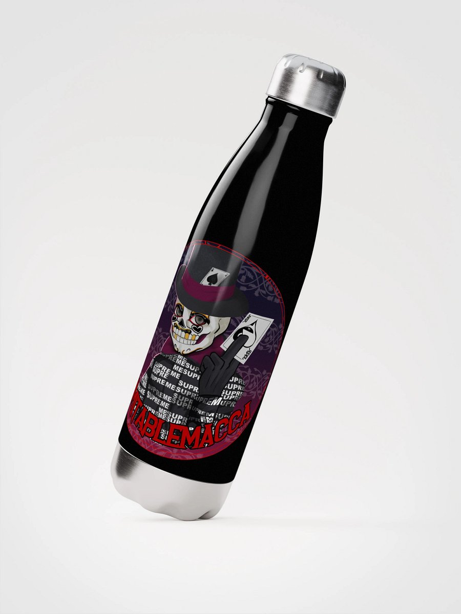 Macca's Logo on a steel water bottle product image (2)