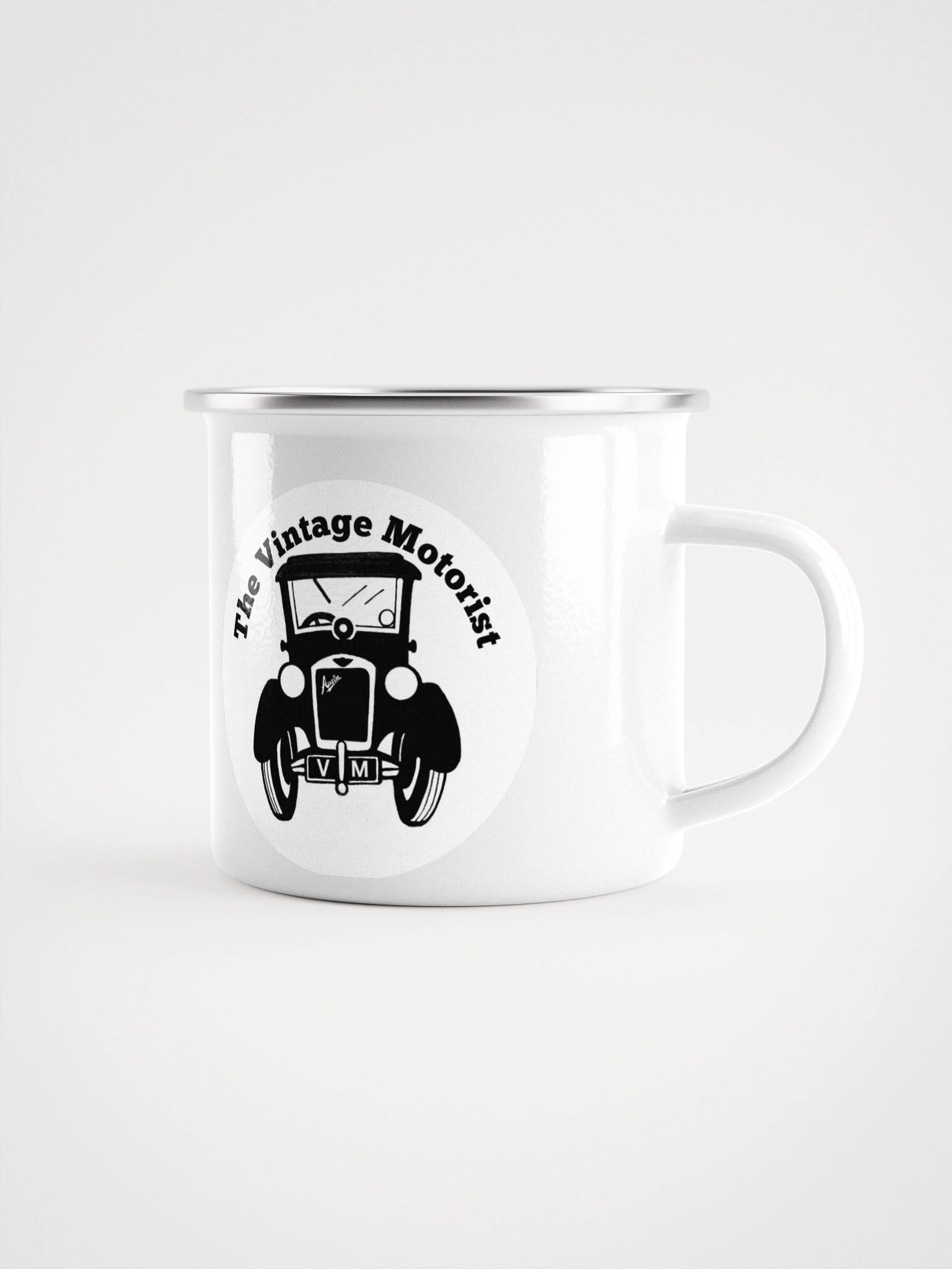 Vintage Motorist Enamel Mug product image (1)
