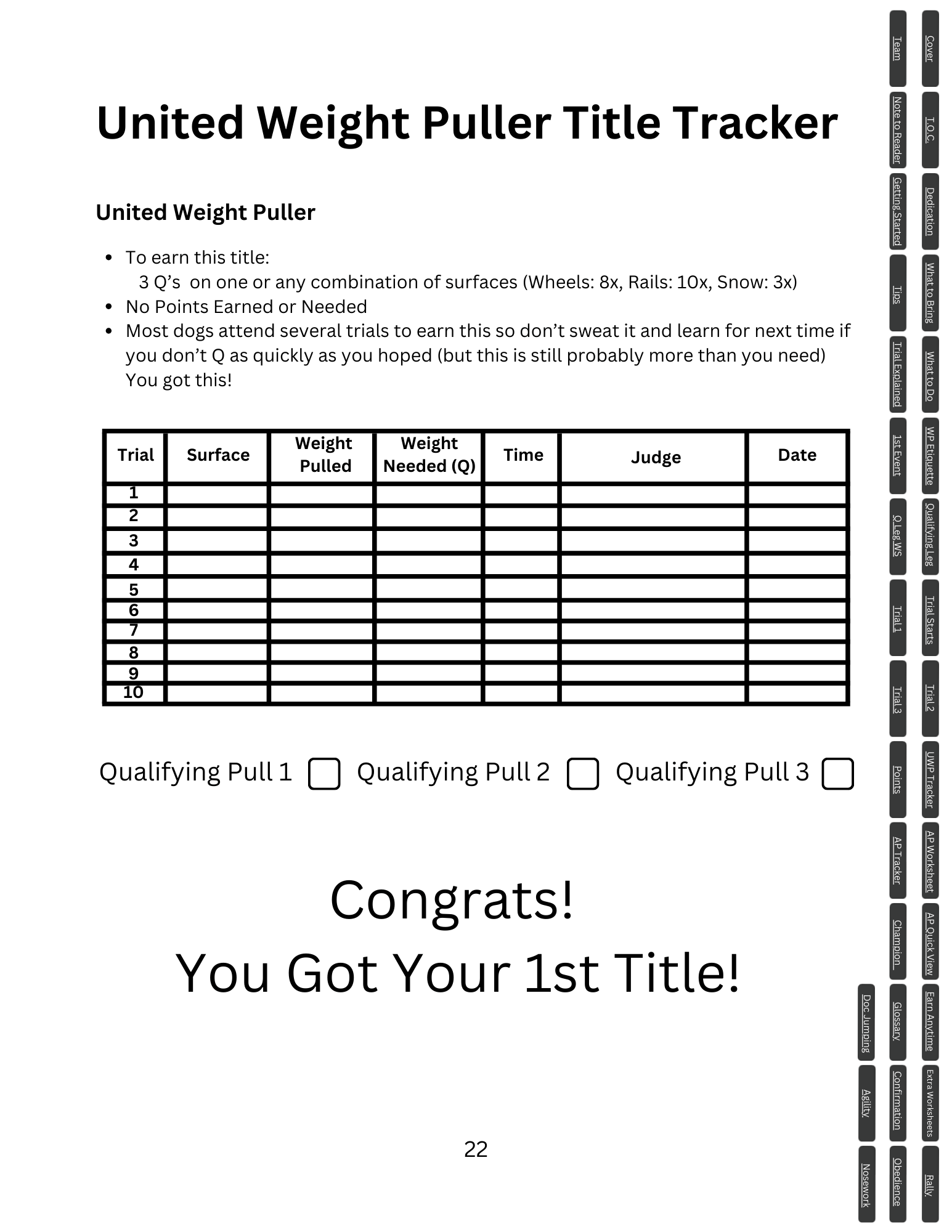 The Canine Competitor's Handbook: UKC Weight Pulling Edition (Digital) product image (4)