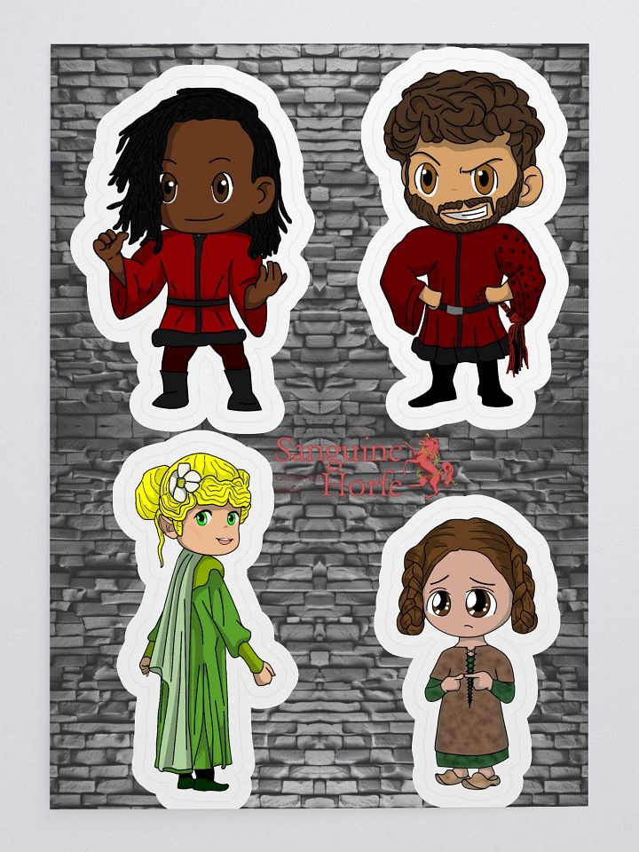 Sanguine Horse Cast: Leo, Tievel, Alenka, and Lorelei 🇦🇺 🇨🇦 🇪🇺 🇺🇸 product image (1)
