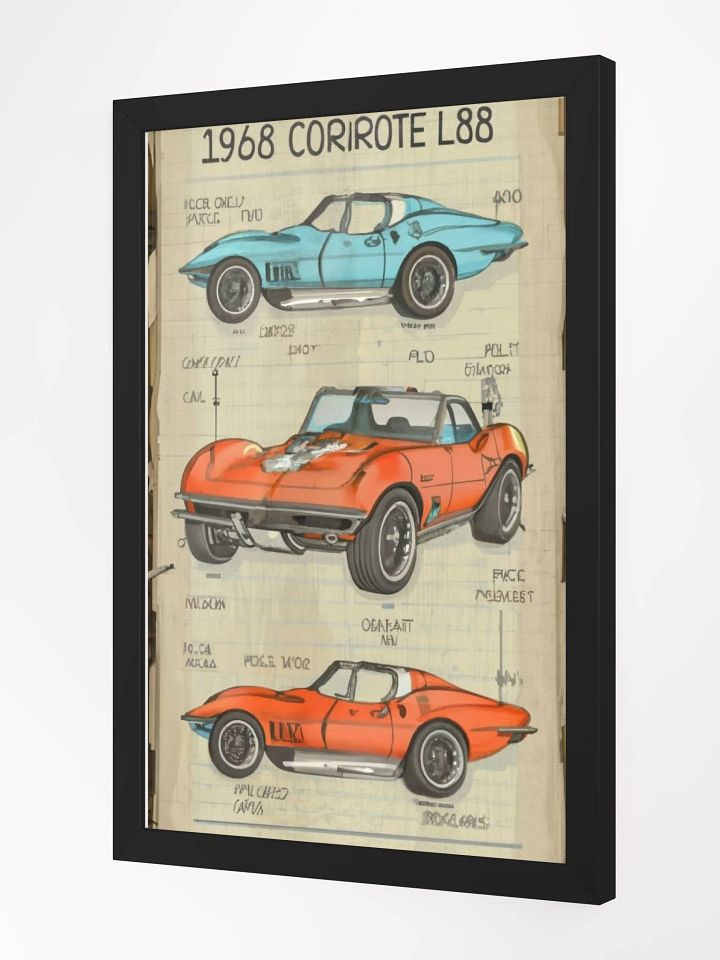 Own the Roar: Chevrolet Corvette L88 Poster Wall Masterpiece product image (2)